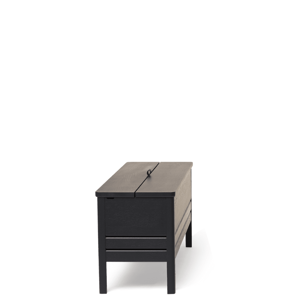 A Line Storage Bench 111, Black Form & Refine
