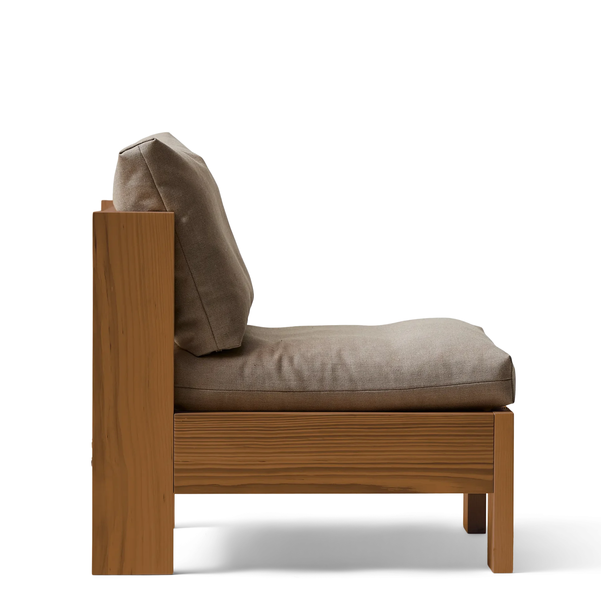 Icon Lounge Chair, Deep Brown Pine